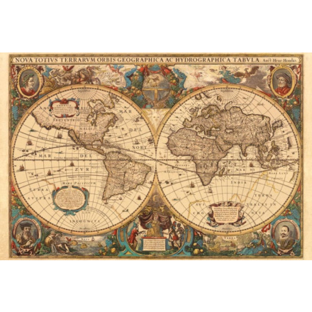 RAVENSBURGER Puzzle Historická mapa r.1630, 5000 dílků 3453