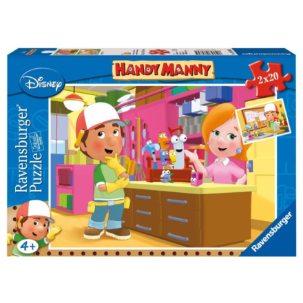 RAVENSBURGER Puzzle Mistr Manny (Handy Manny) 2x20 dílků 3750