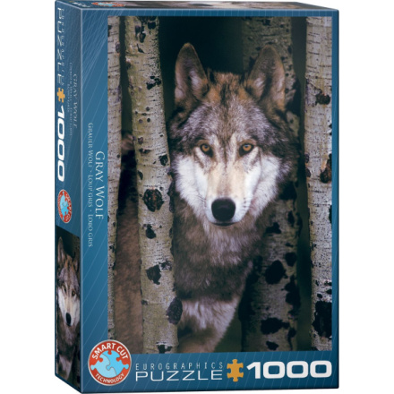 EUROGRAPHICS Puzzle Šedý vlk 1000 dílků 4748