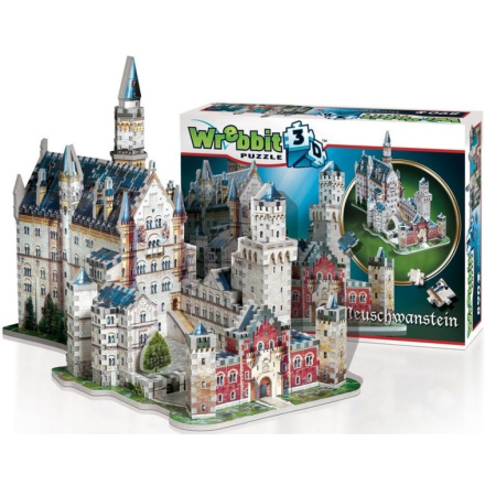 WREBBIT 3D puzzle Zámek Neuschwanstein 890 dílků 5255