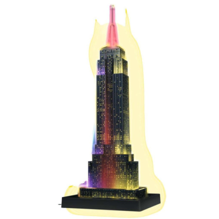 RAVENSBURGER Svítící 3D puzzle Noční edice Empire State Building 216 dílků 6125