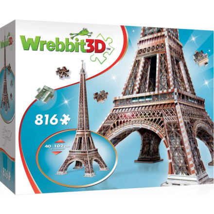 WREBBIT 3D puzzle Eiffelova věž 816 dílků 6393