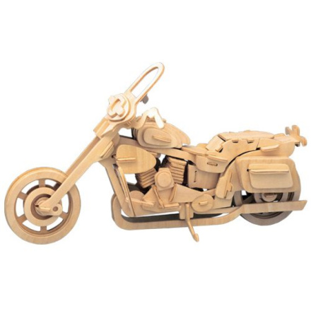 WOODEN TOY , WCK 3D puzzle Motorka Harley Davidson II. 6590