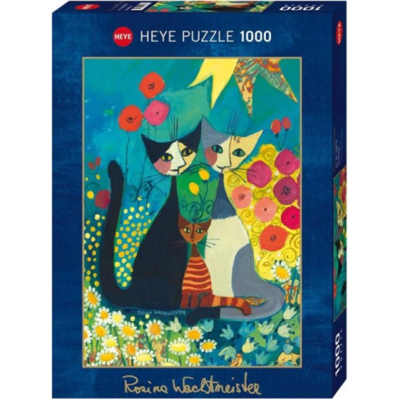 HEYE Metalické puzzle Květinový záhon 1000 dílků 7467