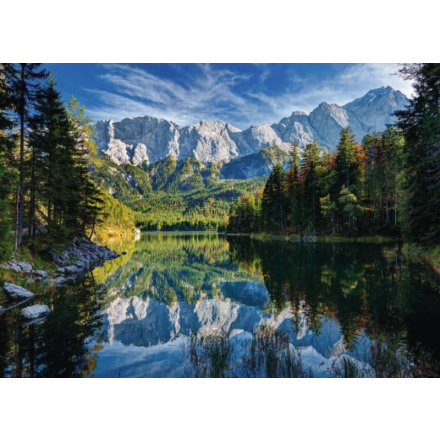 RAVENSBURGER Puzzle Jezero Eibsee, Zugspitze 1000 dílků 7552