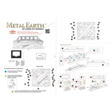 METAL EARTH 3D puzzle Titanic 8104