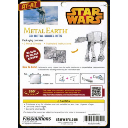 METAL EARTH 3D puzzle Star Wars: AT-AT 9660