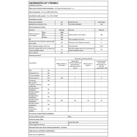 Chladnička komb. Finlux FXCA 3740CE A7374