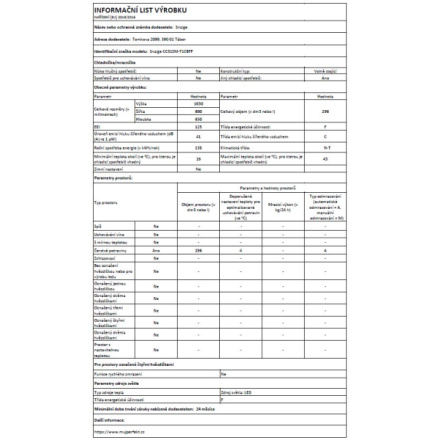 Chladnička monokl. Snaige CC31SM-T1CBFF D3320