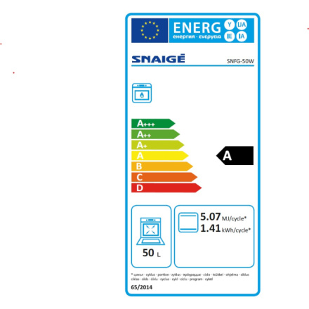 Sporák plynový Snaige SNFG-50W F1001