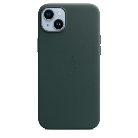 APPLE iPhone 14+ Leather Case with MagSafe- Forest Green, MPPA3ZM/A