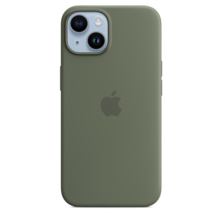 APPLE iPhone 14+ Silicone Case with MagSafe - Olive, MQUD3ZM/A
