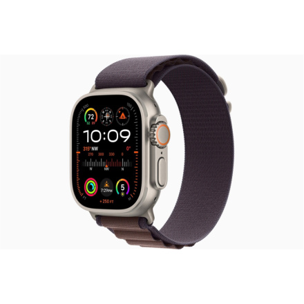 Apple Watch Ultra 2/49mm/Titan/Sport Band/Indigo Alpine/Large, MREW3CS/A