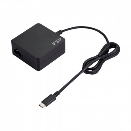 FSP NB C 65 napájecí adaptér, USB-C (PD), 65W (5V, 9V, 12V, 15V, 20V), PNA0652602 - neoriginální