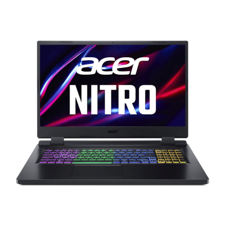 Acer NITRO 5/AN517-55/i5-12450H/17,3"/FHD/16GB/1TB SSD/RTX 4050/bez OS/Black/2R, NH.QLGEC.005