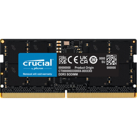 Crucial/SO-DIMM DDR5/16GB/4800MHz/CL40/1x16GB, CT16G48C40S5