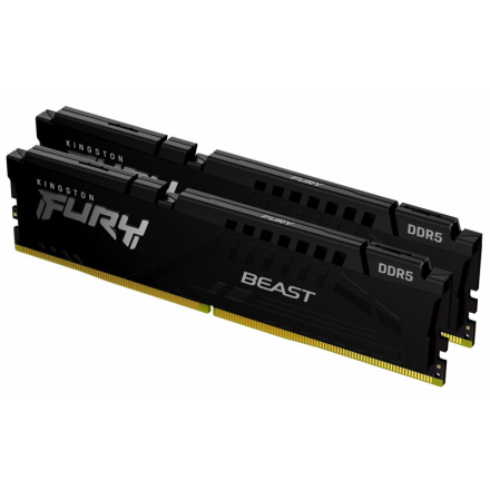 Kingston FURY Beast/DDR5/16GB/4800MHz/CL38/2x8GB/Black, KF548C38BBK2-16