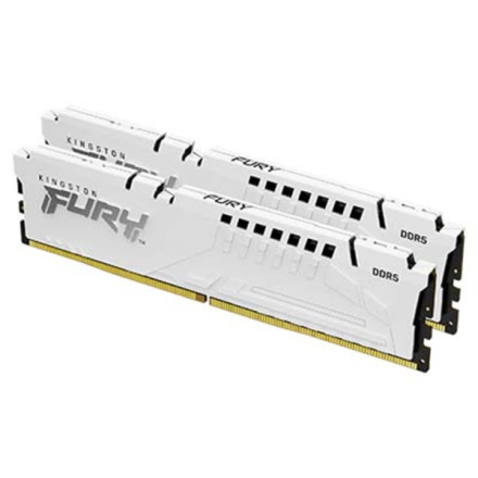 Kingston FURY Beast White/DDR5/32GB/5200MHz/CL40/2x16GB/White, KF552C40BWK2-32