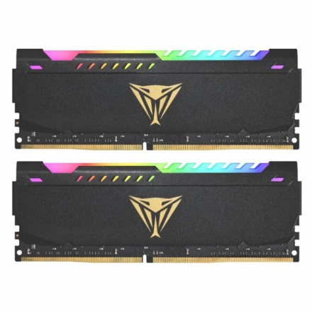 Patriot Viper/DDR4/32GB/3600MHz/CL20/2x16GB/RGB/Black, PVSR432G360C0K