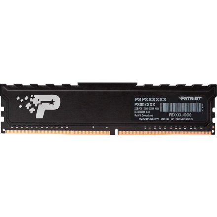 Patriot/DDR4/16GB/3200MHz/CL22/1x16GB/Black, PSP416G32002H1
