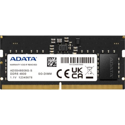 Adata/SO-DIMM DDR5/32GB/4800MHz/CL40/1x32GB, AD5S480032G-S