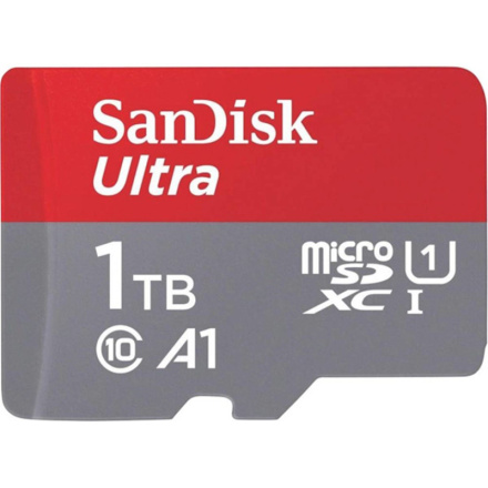 SanDisk Ultra/micro SDXC/1TB/UHS-I U1 / Class 10/+ Adaptér, SDSQUAC-1T00-GN6MA