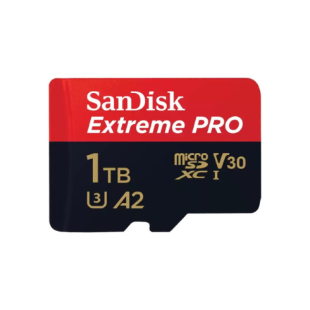 SanDisk Extreme PRO/micro SDXC/1TB/UHS-I U3 / Class 10/+ Adaptér, SDSQXCD-1T00-GN6MA