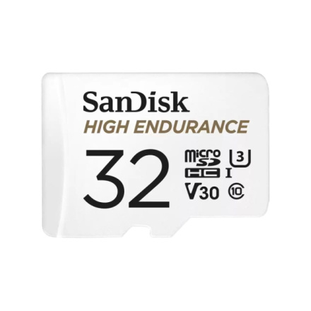 SanDisk High Endurance/micro SDHC/32GB/UHS-I U3 / Class 10/+ Adaptér, SDSQQNR-032G-GN6IA