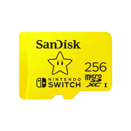 SanDisk Nintendo Switch/micro SDXC/256GB/UHS-I U3 / Class 10, SDSQXAO-256G-GNCZN