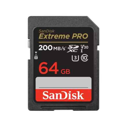 SanDisk Extreme PRO/SDXC/64GB/UHS-I U3 / Class 10, SDSDXXU-064G-GN4IN