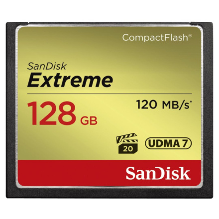 SanDisk Extreme/CF/128GB, SDCFXSB-128G-G46