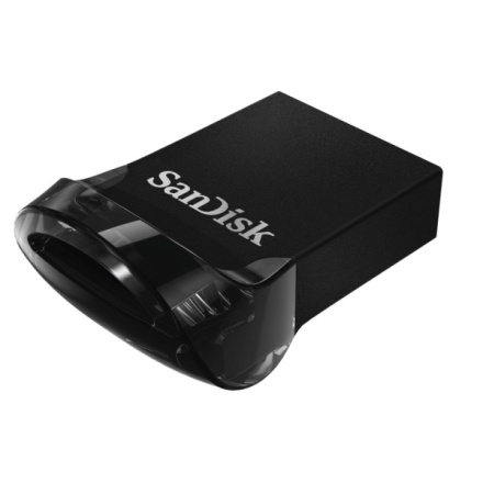 SanDisk Ultra Fit/64GB/USB 3.1/USB-A/Černá, SDCZ430-064G-G46