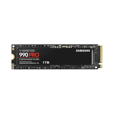 Samsung 990 PRO/1TB/SSD/M.2 NVMe/Černá/Heatsink/5R, MZ-V9P1T0BW