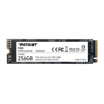 PATRIOT P300/256GB/SSD/M.2 NVMe/3R, P300P256GM28