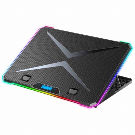 EVOLVEO Ania 9 RGB, nastavitelný podstavec pro notebook, ANIA9