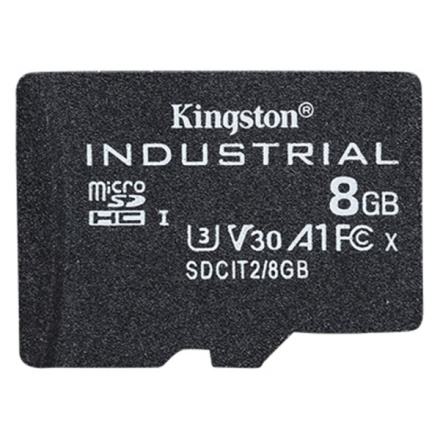 Kingston Industrial/micro SDHC/8GB/100MBps/UHS-I U3 / Class 10, SDCIT2/8GBSP