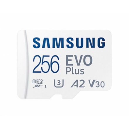 Samsung EVO Plus/micro SDXC/256GB/130MBps/UHS-I U3 / Class 10/+ Adaptér, MB-MC256KA/EU