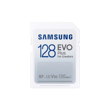 Samsung EVO Plus/SDXC/128GB/UHS-I U3 / Class 10, MB-SC128K/EU