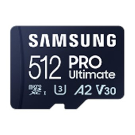 Samsung PRO Ultimate/micro SDXC/512GB/200MBps/UHS-I U3 / Class 10/+ Adaptér/Modrá, MB-MY512SB/WW