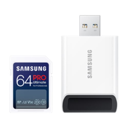 Samsung SDXC PRO ULTIMATE/SDXC/64GB/USB 2.0/Class 10/+ Adaptér, MB-SY64SB/WW