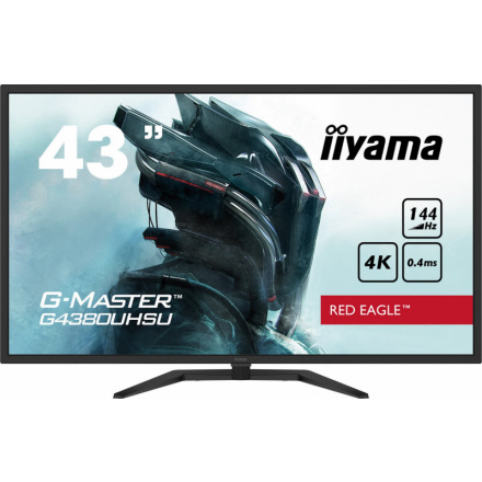 iiyama G-Master/G4380UHSU-B1/42,5"/VA/4K UHD/144Hz/0,4ms/Black/3R, G4380UHSU-B1