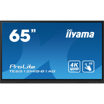 65" iiyama TE6512MIS-B1AG:IPS,4K UHD,Android,24/7, TE6512MIS-B1AG