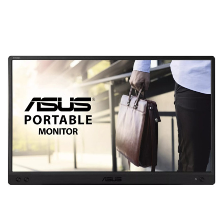 ASUS ZenScreen/MB166C/15,6"/IPS/FHD/60Hz/5ms/Black/3R, 90LM07D3-B01170