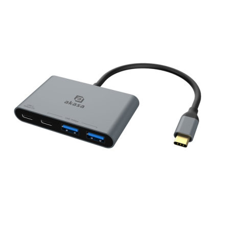 AKASA - USB Type-C 4-In-1 Hub, AK-CBCA31-18BK