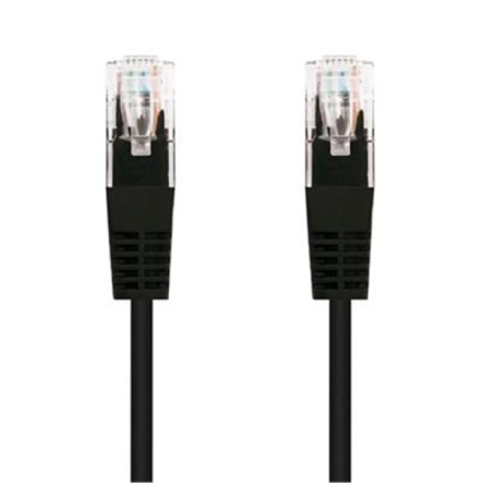 Kabel C-TECH patchcord Cat5e, UTP, černý, 0,5m, CB-PP5-05BK