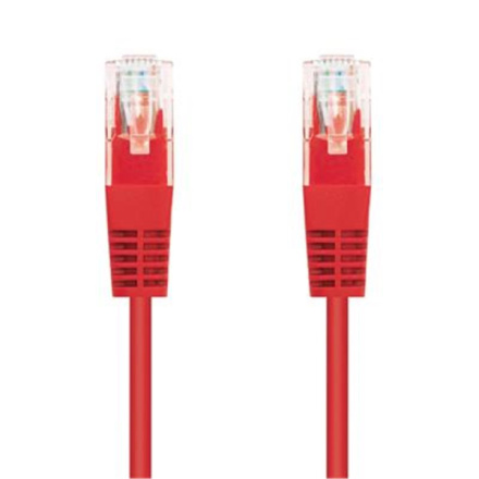 Kabel C-TECH patchcord Cat5e, UTP, červený, 2m, CB-PP5-2R