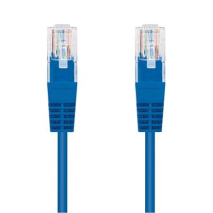 Kabel C-TECH patchcord Cat5e, UTP, modrý, 0,5m, CB-PP5-05B