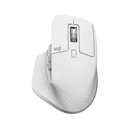 LOGITECH OEM Logitech MX Master 3S/Kancelářská/Laserová/Pro praváky/8 000 DPI/USB+BT/Světle šedá, 910-006560