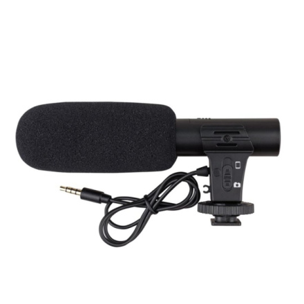 BRAUN PHOTOTECHNIK Doerr CV-02 Stereo směrový mikrofon pro kamery i mobily, 395083