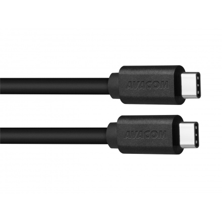 AVACOM datový a nabíjecí kabel USB Type-C - USB Type-C, 100cm, černá, DCUS-TPCC-P10B